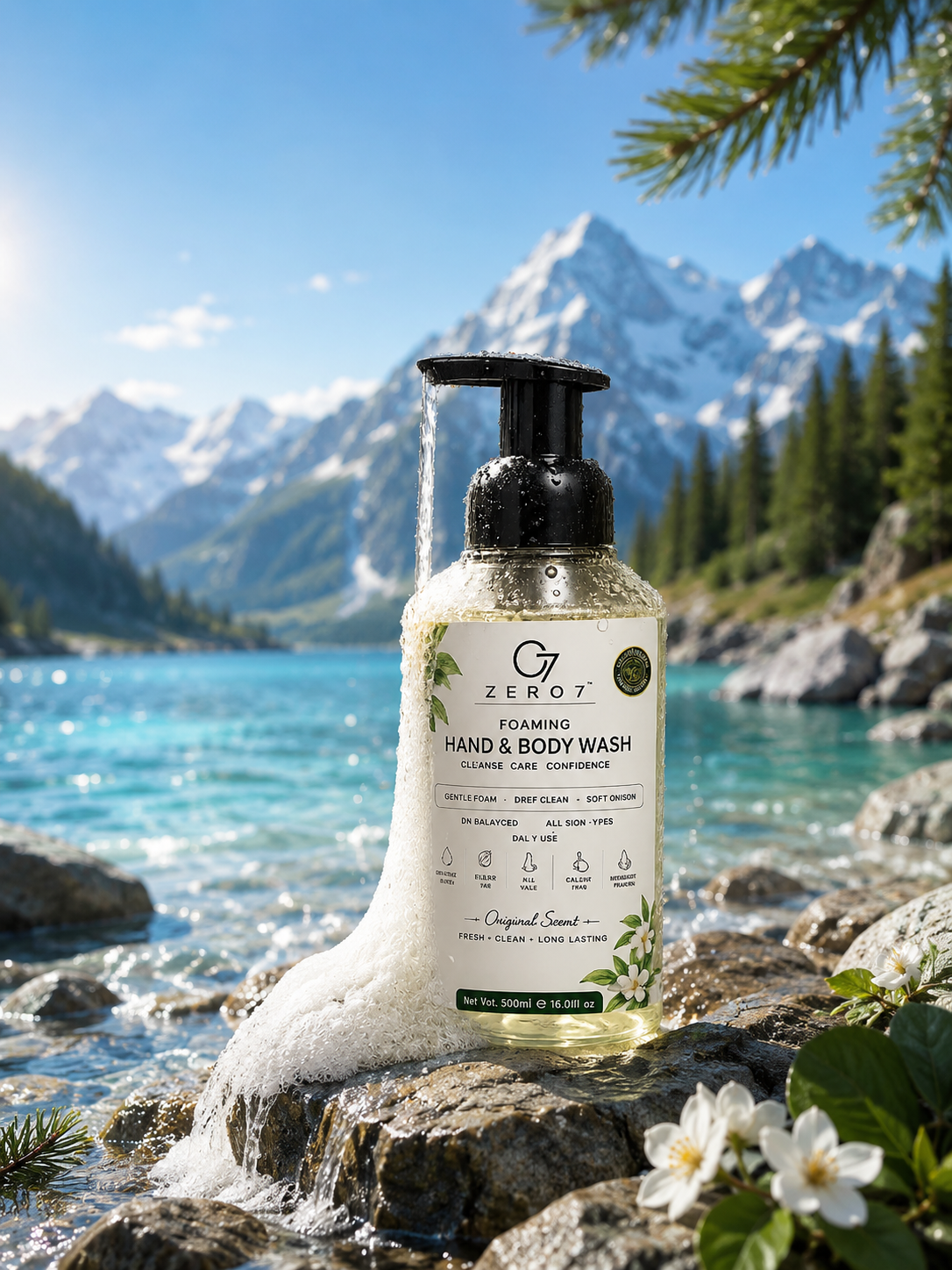 ZERO7PK Foaming Hand Wash – Gentle Clean & Fresh Care